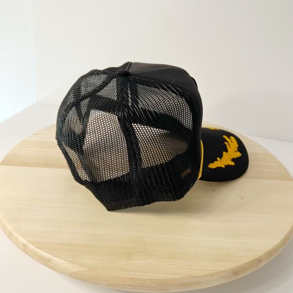 STOP Sign Patch Retro Style Captain Trucker Hat - Picture 4 of 7